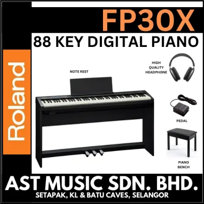 Roland FP30X Digital Piano Full Set / FP-30X
