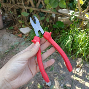 Kìm Cắt Dây (Số 8) Lắp Đặt Cán Đỏ Tay Cầm Thoải Mái - Dụng Cụ Cắt Chính Xác