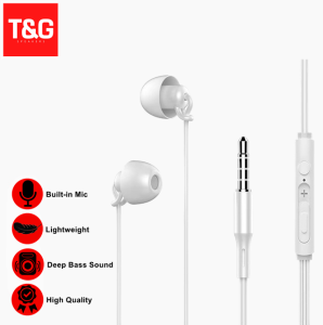 T&G SM1 Sleep Noise Reduction Wired Earphone Comfortable and Painless Sleep with Microphone