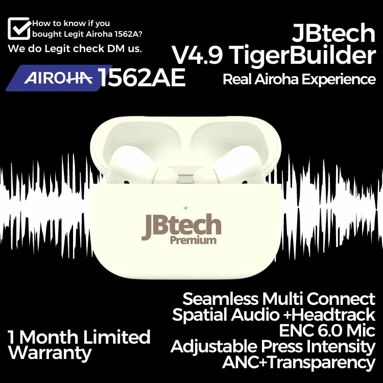 JBtech V4.9 TigerBuilder Airoha 1562AE Top Tier P0ds ENC Multi