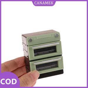 CANAMEK✨ 1 12 Dollhouse mô phỏng hai lớp lò mô hình Dollhouse Mini Phụ Kiện Nhà Bếp búp bê nhà trang trí nội thất