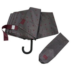 GENENIC Tay cầm hình chữ U Ô chấm bi 8-Rib Bảo vệ khỏi tia cực tím Ô dù che nắng gấp gọn Nhẹ 5 lần gấp Ô dù du lịch Sử dụng ngoài trời