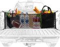 Truck Bed Cargo Net,Cargo Storage Elastic Mesh Net Organizer with Hooks,Truck Bed Grocery Holder with Hooks,Cargo Net for Pickup Truck Bed. 