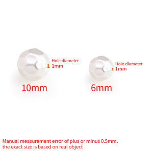 รูปฟุตบอล ABS ลูกปัดร้อยไข่มุกเทียมสำหรับเครื่องประดับทำเครื่องเพชรกำไล DIY