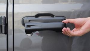 OnlyF U Matte Black/Black Car Exterior Decoration Cover Trim for Jeep Wrangler JL 2018 2019 2020 2021 2022 2023 Up Accessories M1Y4T