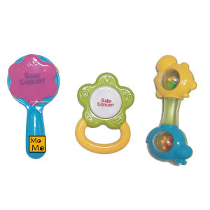 MOMO Baby Rattle Playset 6 Pcs - Mainan Bayi Rattles Kantong / Mainan anak