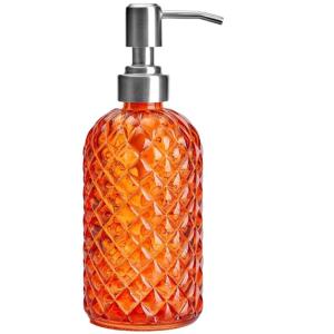 Dispenser Clear Soap Dispenser Bathroom Glass Soap Dispenser with Pump Hand Soap for Liquid LotionDish Soap Dispenser