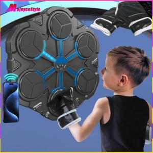 Music Smart Boxing Training Machine Wall Mounted BT Boxing Workout Equipment Target for Adults Kids Boys Girls 8 9 10 11 12 Years Old
