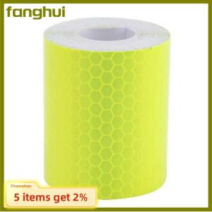 fanghui 1mx5cm Car Truck Reflective Self-adhesive Safety Warning Tape Roll Film Sticker
