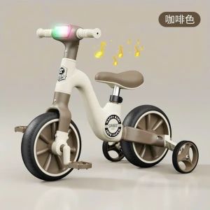 [Giao 2H]Xe đạp 3 bánh cho trẻ em - Xe chòi chân cho bé thăng bằng đa năng 3in1 có đèn nhạc cao cấp tải trọng 100kg.