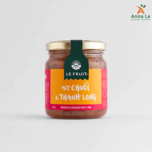 Mứt chuối - thanh long (Banana Dragon Fruit Jam) - 225gr #LEFRUIT