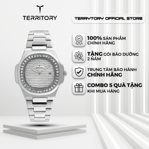 Đồng hồ nam Territory Nautilus NTSD01 Watch Mặt kính Mineral Crystal Dây thép đeo tay cao cấp