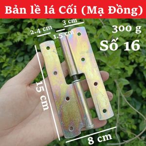 Bản lề lá cối mạ đồng Số 12 14 16 – Đỡ cách cửa cánh tủ đỡ khung
