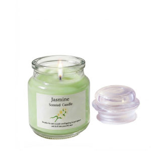 Scented Candle in Glass Jar Lavender Rose Osmanthus Home Aroma Candle