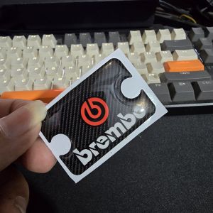 STICKER STIKER TUTUP MINYAK REM PCX ADV VARIO 150 ABS 3D TIMBUL