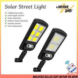 120W Lampu Solar Street Lighting Outdoor Street Light IP67 Waterproof Solar Led Light Parking Lot Lighting