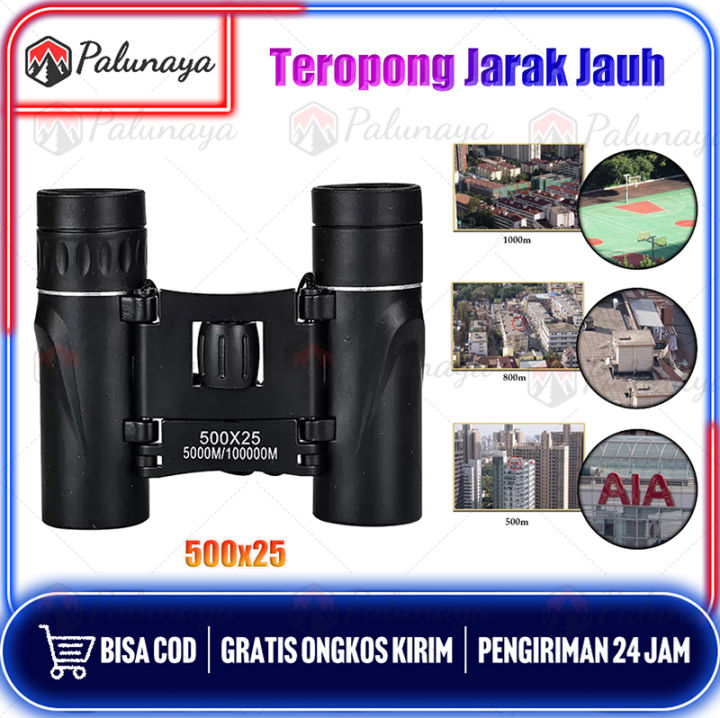 500x25 Teropong Jarak Jauh / Teropong Night Vision / Teropong Siang dan Malam / Teropong Binocular Magnification 500x25 / teropong binocular 10000m mini murah / Teropong Malam / Teropong Monocular / Teropong Binokular / Teropong Jarak Jauh