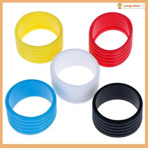 Yangyuhua 4pcs Tennis Racket Rubber Ring Grip Stretchable Stretchy Handle Rubber Ring