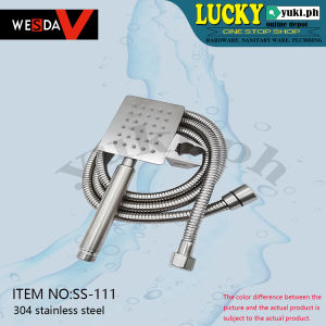 SS111 WESDA Sus304 Stainless Steel Rain Shower Set ( SQUARE )