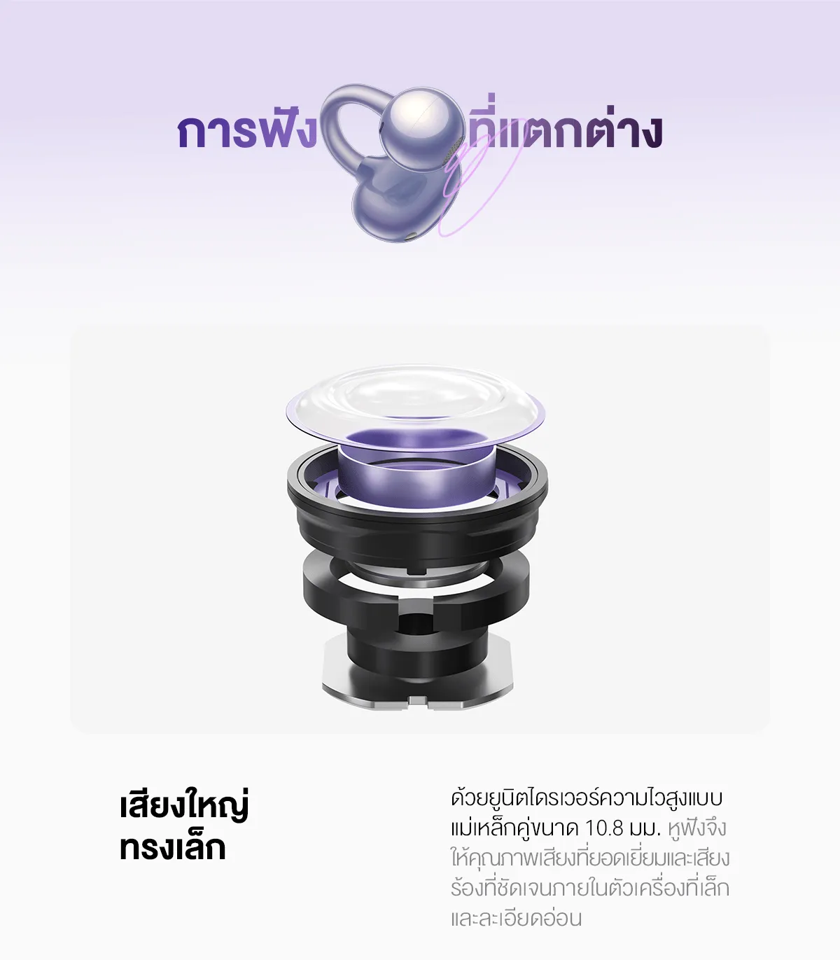 HUAWEI FreeClip หูฟัง Bluetooth 5.3 การออกแบบ C-bridge เทคโนโลยีการฟังแบบ Open-ear