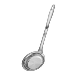 OWMXZL Fine Mesh Fat Skimmer Spoon Grease Foam Removing 304 Stainless Steel Filtering spoon Useful Percolator pot filter Kitchen Gadgets Tool