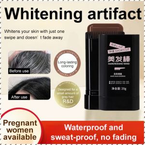 Disposable Hairdressing Stick Cover Gray Hair Soft Color Pen Stick Black Temporary Hair Color