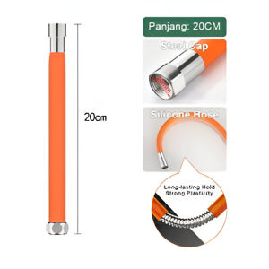 Kran Cabang Chrome [G] Keran Air Shower Mandi Double Mesin Cuci Tembok