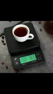 in stock-hot sale(Ready Stock) Coffee Espresso Kitchen Baking Digital Weighing Timer Tare Function Scale Accuracy 0.1 gram to 3000g 5000g