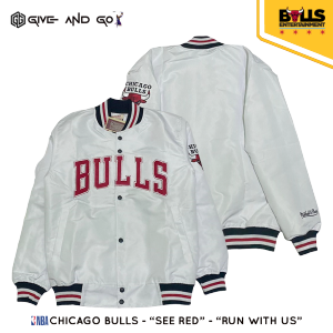 Bomber Jacket Chicago Bulls Varsity NBA Team Full Bordir Series
