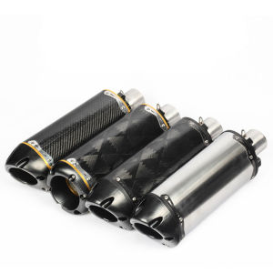51mm/2Inches Motorcycle Exhaust Muffler Pipe ESCAPE Moto Exhaust Muffler Tail PIPE TWO Brothers Canister Pipe For TNT600 BJ500 Z1000 NINJA1000SX DUCATI CFmoto 300sr 650NK  Z650 MT10 R1 R6 MT07 R7 ETC