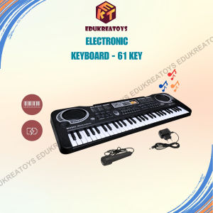 Piano Elektronik 61 keys Untuk Anak-anak piano 61 Tombol Multifungsi free mic