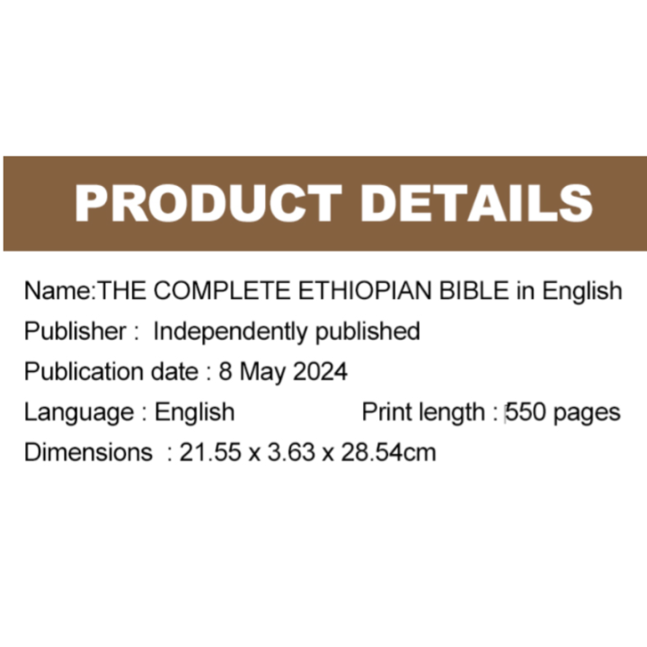 Complete%20Ethiopian%20Bible%20In%20English%20Religious%20Book%20Comprehensive%20Content%20For%20Study%20Church%20Home%20Authentic%20Translation%20Spiritual%20Guide%20-%20Image%209