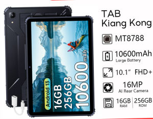 【Official shop】CUBOT TAB KINGKONG Rugged Tablet 10.1inch FHD+ 16GB+256GB 10600mAh Battery 16MP Tablets PC