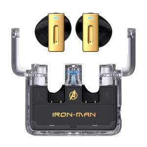 (Disney）Marvel MV06 True Wireless Bluetooth Headset Game Music Dual Mode Low Latency Bluetooth 5.3 Headset Shell With Glare