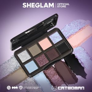 Catwoman | SHEGLAM Feline Fatale Eyeshadow Palette 8-Color Matte & Shimmer Long-Lasting Pigmented Eye Makeup Palette