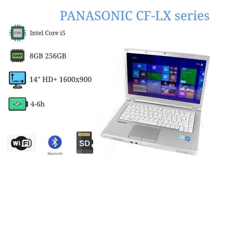 Laptop Panasonic CF-LX3/LX4/LX5 màn hình 14 inch 8GB RAM 256GB SSD