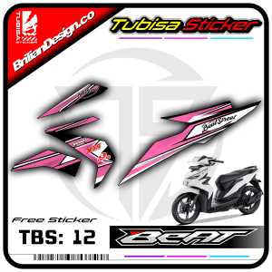 Sticker Striping Variasi Beat Esp/Street - Stiker Striping Variasi Motor Beat Esp/Street . TBS.12