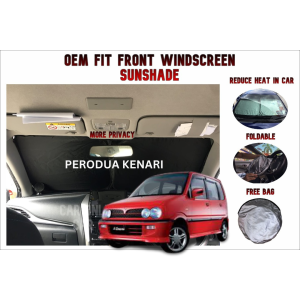 For PERODUA KENARI OEM Custom-Fit Car Front Windshield Sunshade Customized Shade Window Foldable Reduce Heat