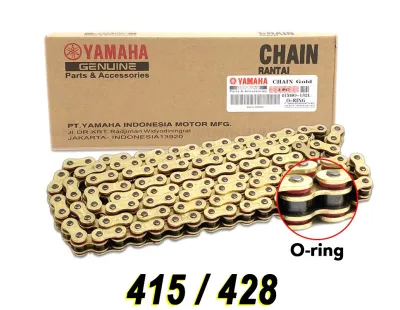 YAMAHA Gold CHAIN 428H O-RING 415H ORING CHAIN RANTAI EMAS 428 415 132L 132 O RING CHAIN CUTTER 415 428 SET oring gold