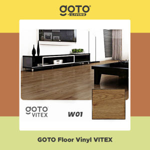 Goto Vitex Floor Vinyl Sticker Lantai Wallpaper Stiker Motif Kayu