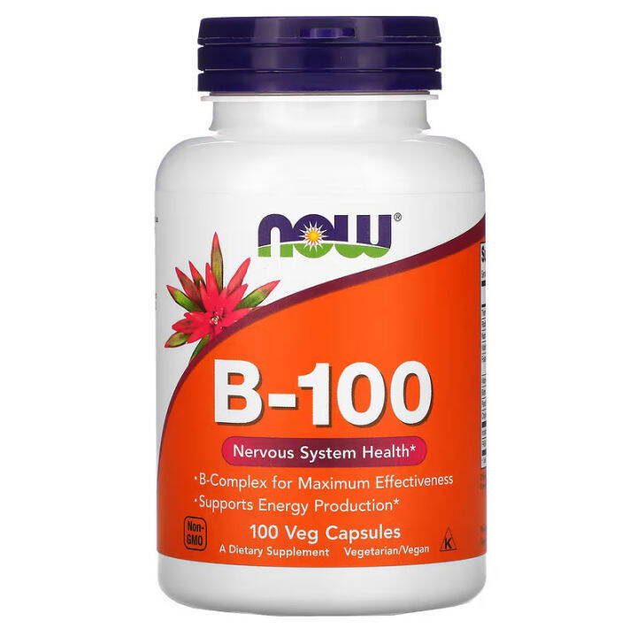 Now Foods B-100 Veg Capsules | Lazada.co.th