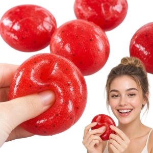 NOBLELUX Soft Watermelon Slushy Squishy Toy Shapeable Stress Relief Relief Toy Reusable Pinch Le Toy For Kids Adults