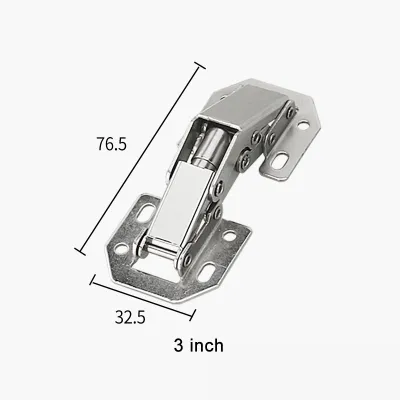 Bản lề gập thông minh 90 ĐỘ bản lề giảm chấn Tủ Không Khoan Ếch hinge Bao gồm vít