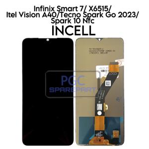 LCD Touchscreen Fullset Infinix Smart 7 / Itel vision A40 / Tecno Spark Go 2023 / Spark 10 NFC / X6515 / BF7n / KI5q