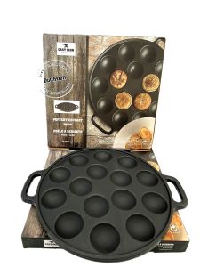 Mini Pancake Pan for Dutch Poffertjes | 23.5cm | Gas and Induction Compatible [Direct Import from The Netherlands]