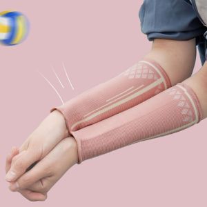 KLJDED Volleyball Arm Sleeves Forearm Compression Wrist Support Breathable Sports Gear