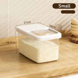 Household Plastic Insect-proof And Moisture-proof Rice BucketLarge-capacity Sealed Storage Box For Rice Storage