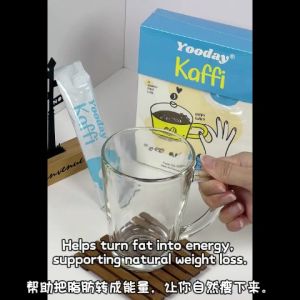 Yooday Kaffi Slimming Coffee Weight Loss Fat Burning Fitness Instant Black Coffee Detox Metabolisme 燃脂咖啡减脂咖啡减肥咖啡加速新陈代谢Mild and effective