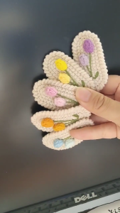 Children Flower Hair Clip Handmade Hairpin Fashionable Handmade Flower Barrette a Delightful Addition to Any Hairstyle