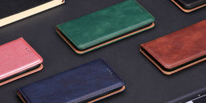 for iPhone 15 14 13 11 12 Pro Max X XS XR 6 6S 7 8 Plus SE 2020 SE3 2022 Leather Flip Wallet Case with Magnetic Card Holder Phone Cover Casing